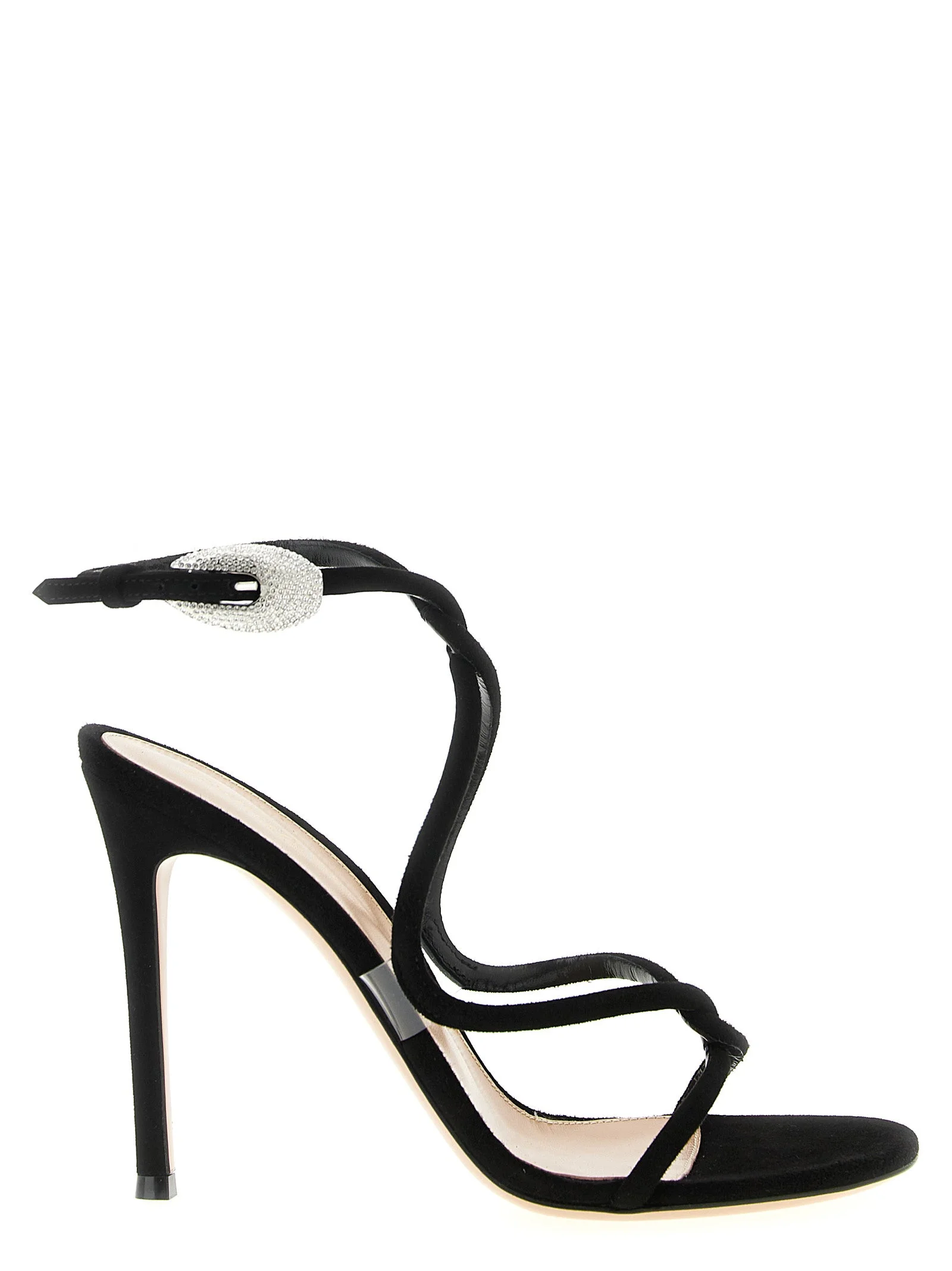 Mamba Crystal Sandals Black - 1