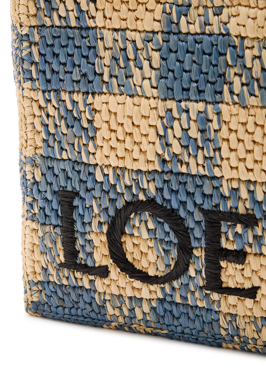 Loewe X Paula's Ibiza Font Raffia Tote bag - 3