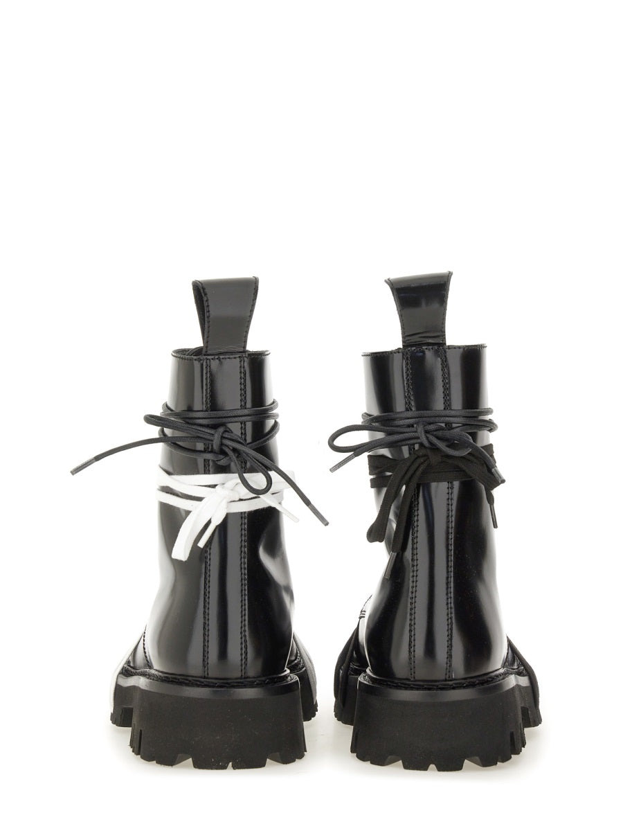 Moschino Men Lace-Up Boot - 3