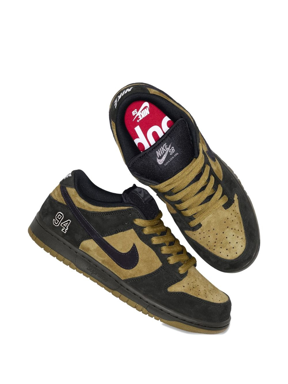 SB Dunk "Supreme - Camper Green" sneakers - 2