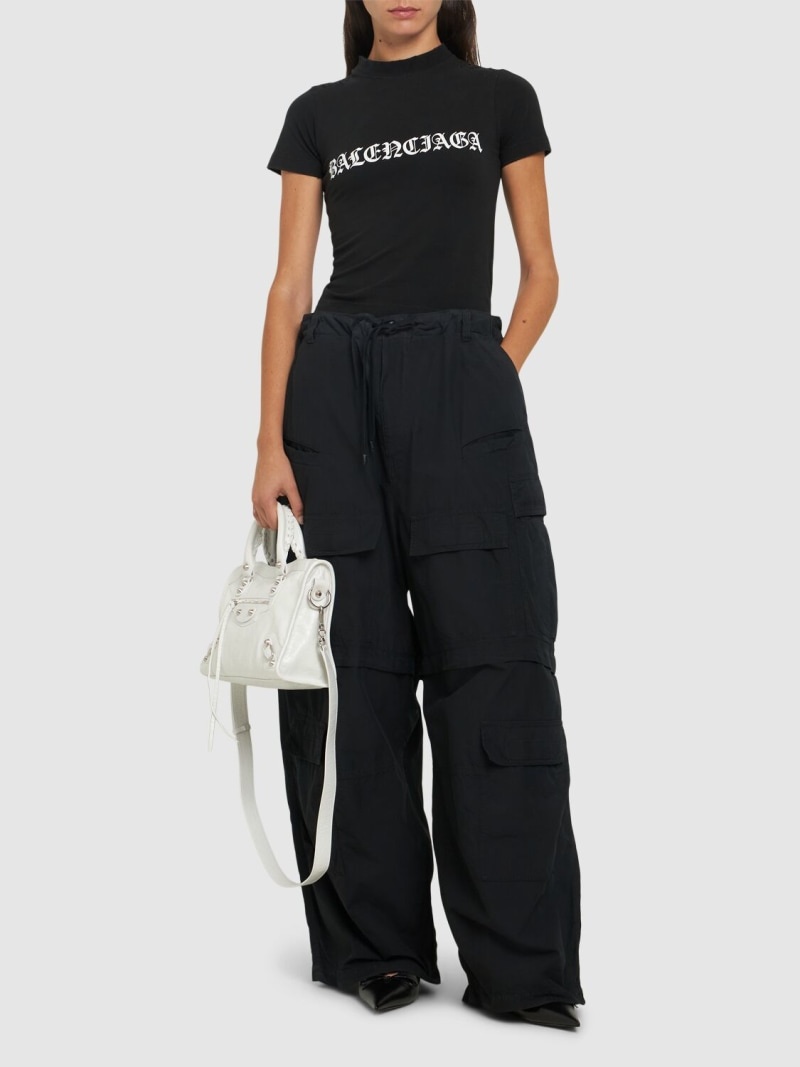 Large cotton cargo pants - 2