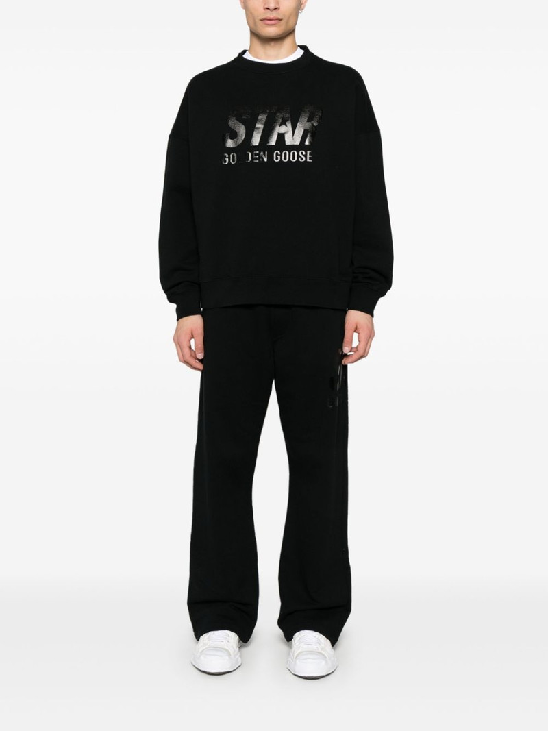 Golden Goose logo-print sweatpants outlook