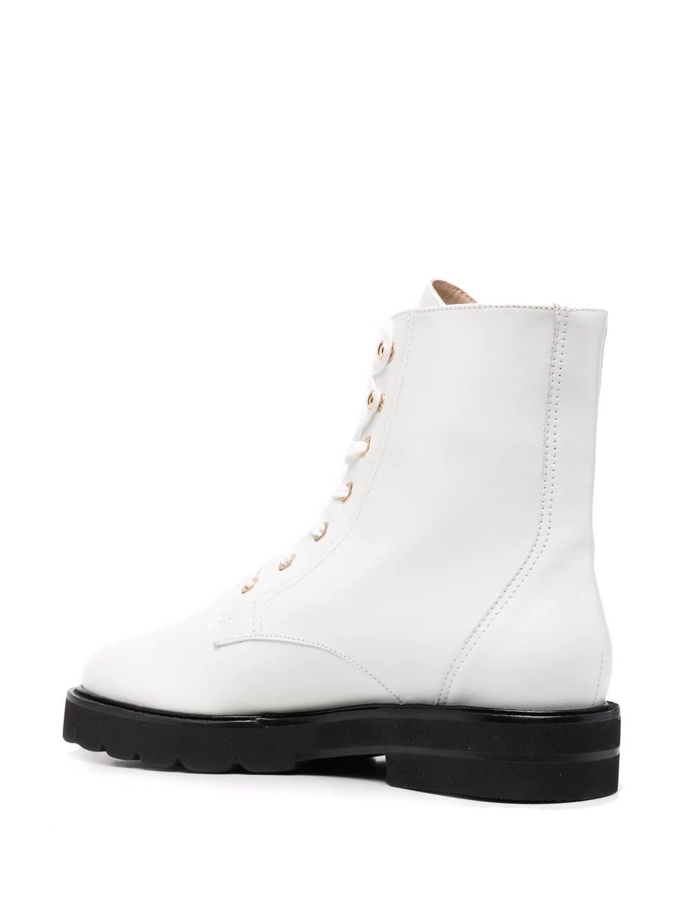 lace-up leather boots - 3