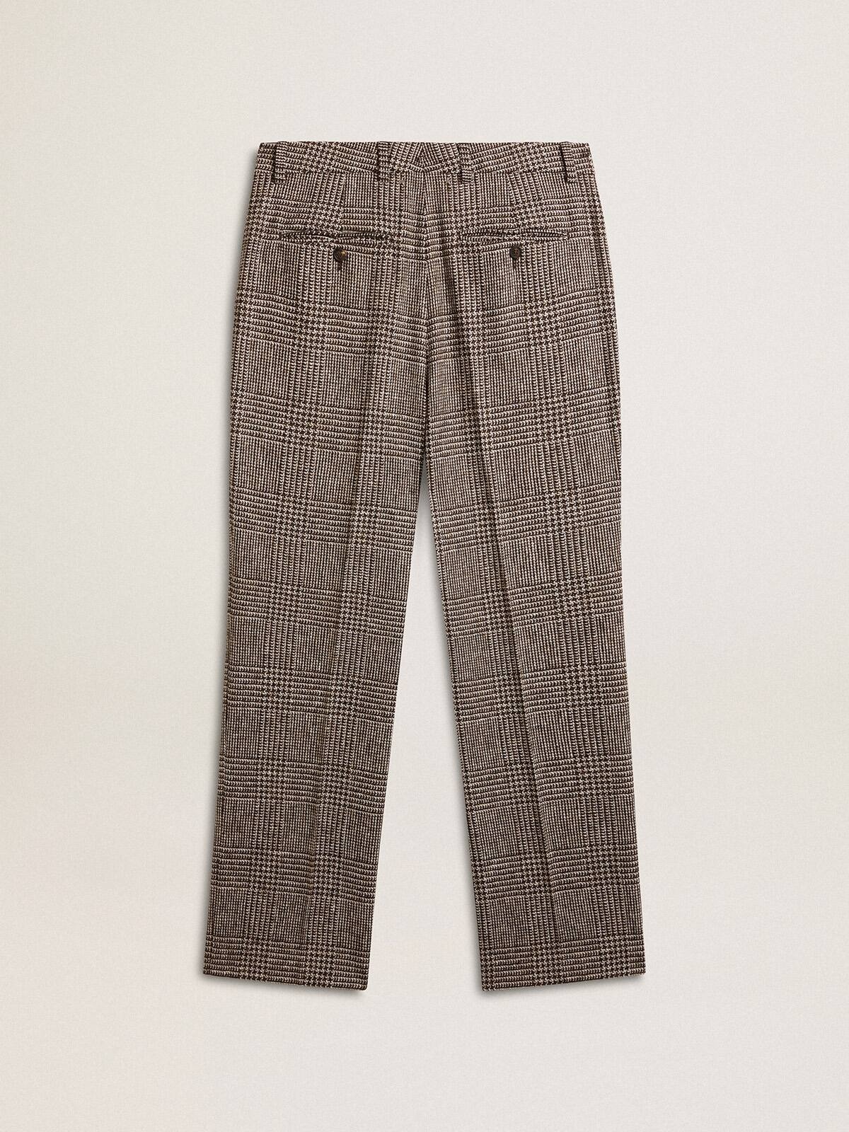 Men's soft houndstooth pants - 6