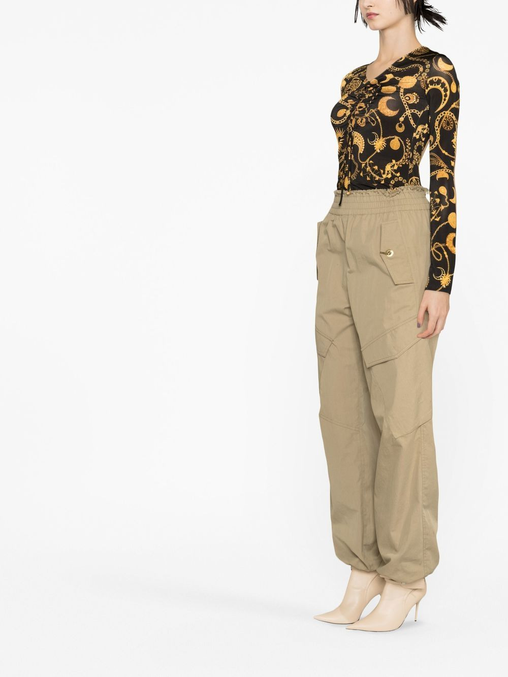 Ornament Moon-print top - 4