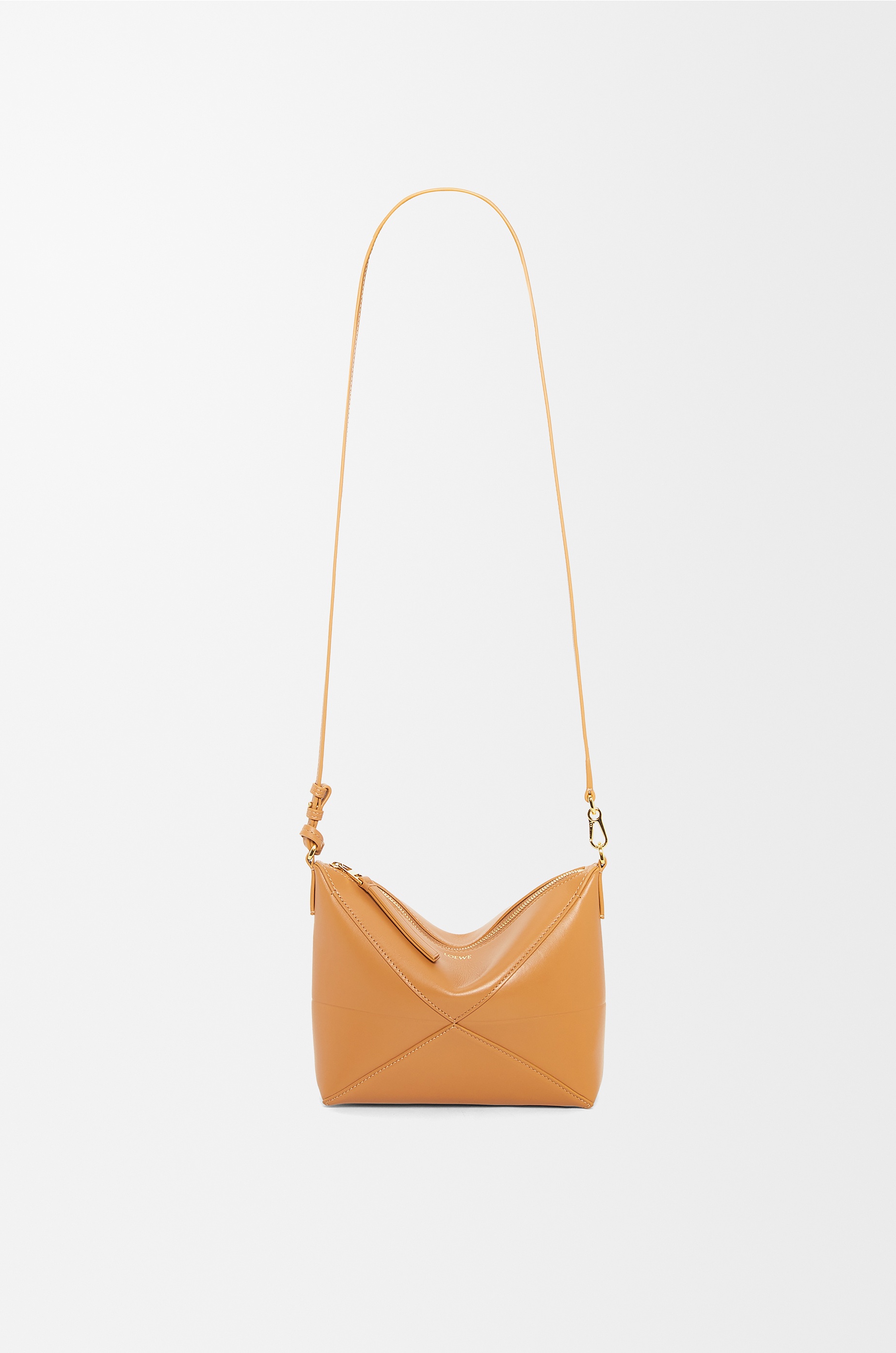 Puzzle Fold pouch in shiny nappa calfskin - 7