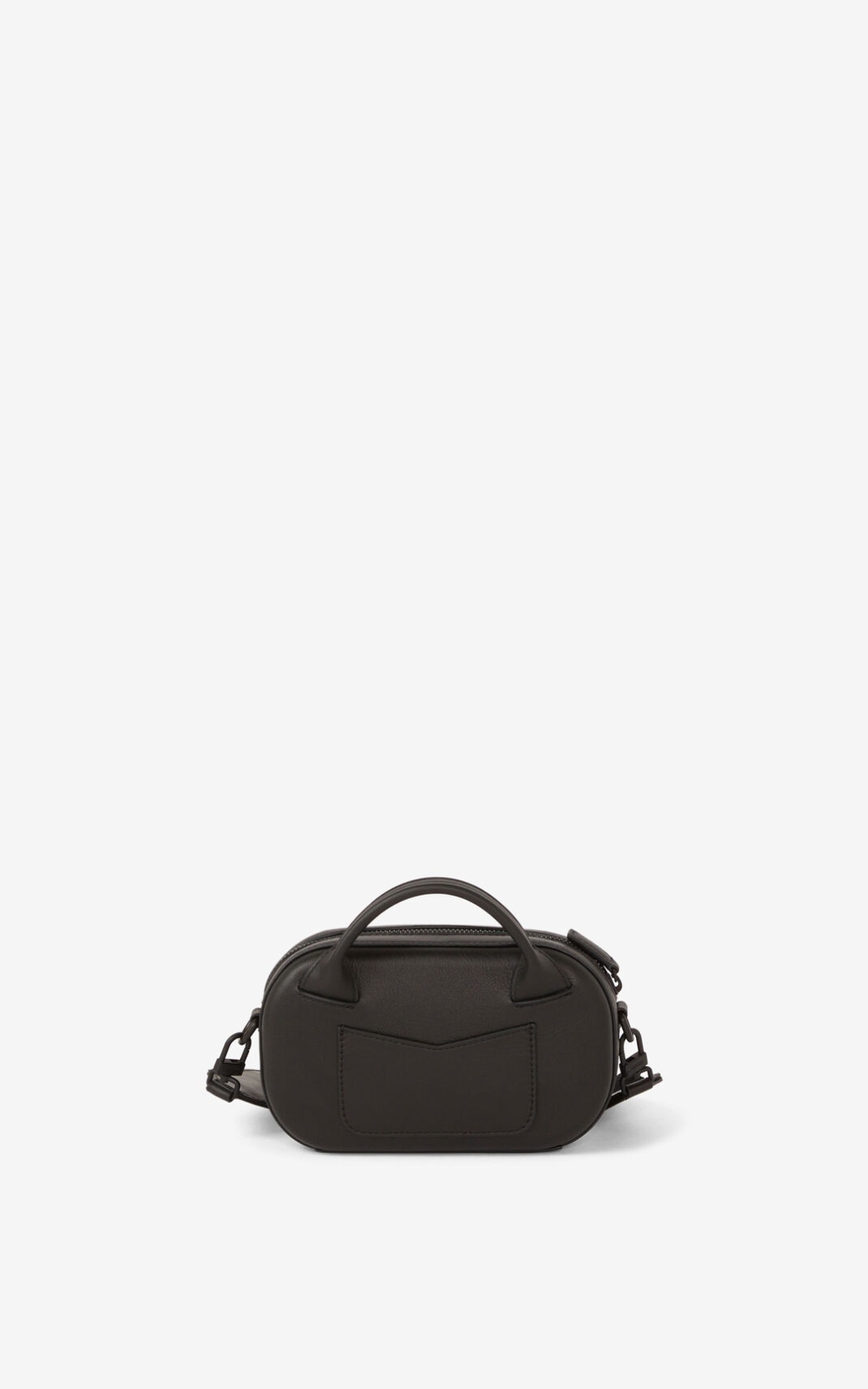 KENZO Logo small leather cross-body bag - 3