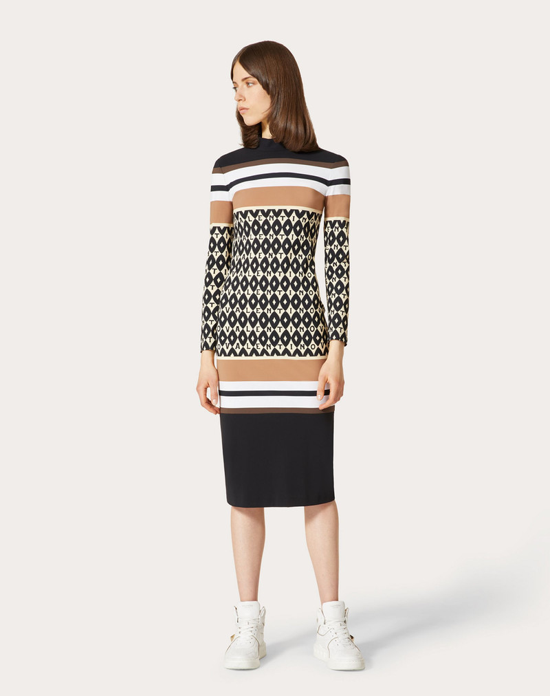 PRINTED JERSEY DRESS 3