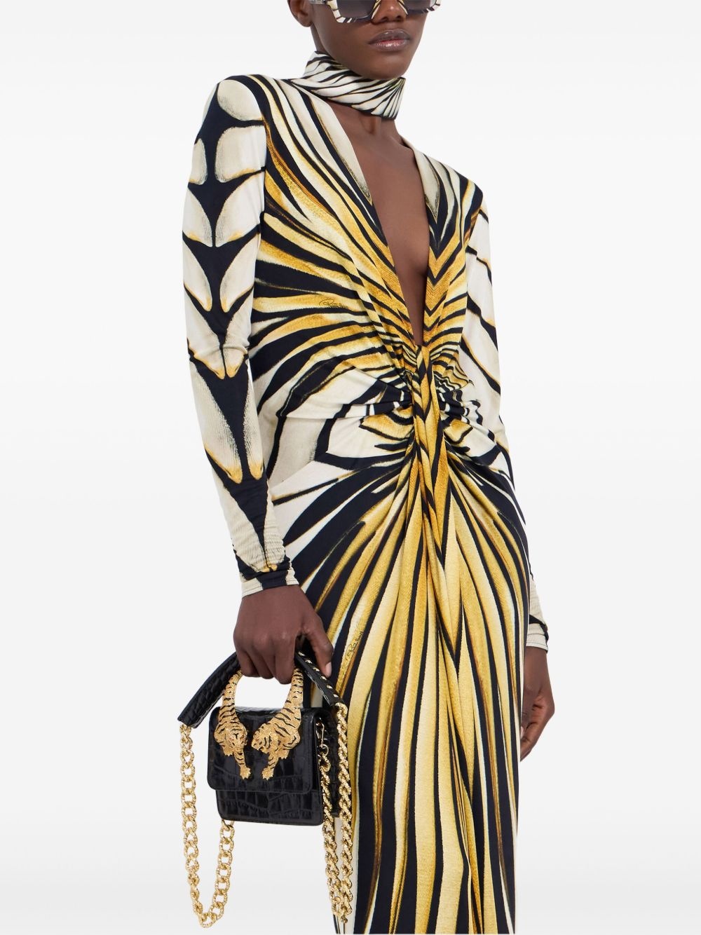 Ray of Gold print maxi dress - 6