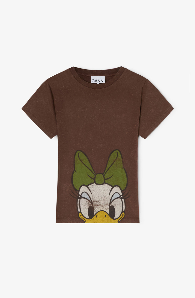 DAISY DUCK BROWN BABY FIT T-SHIRT 1