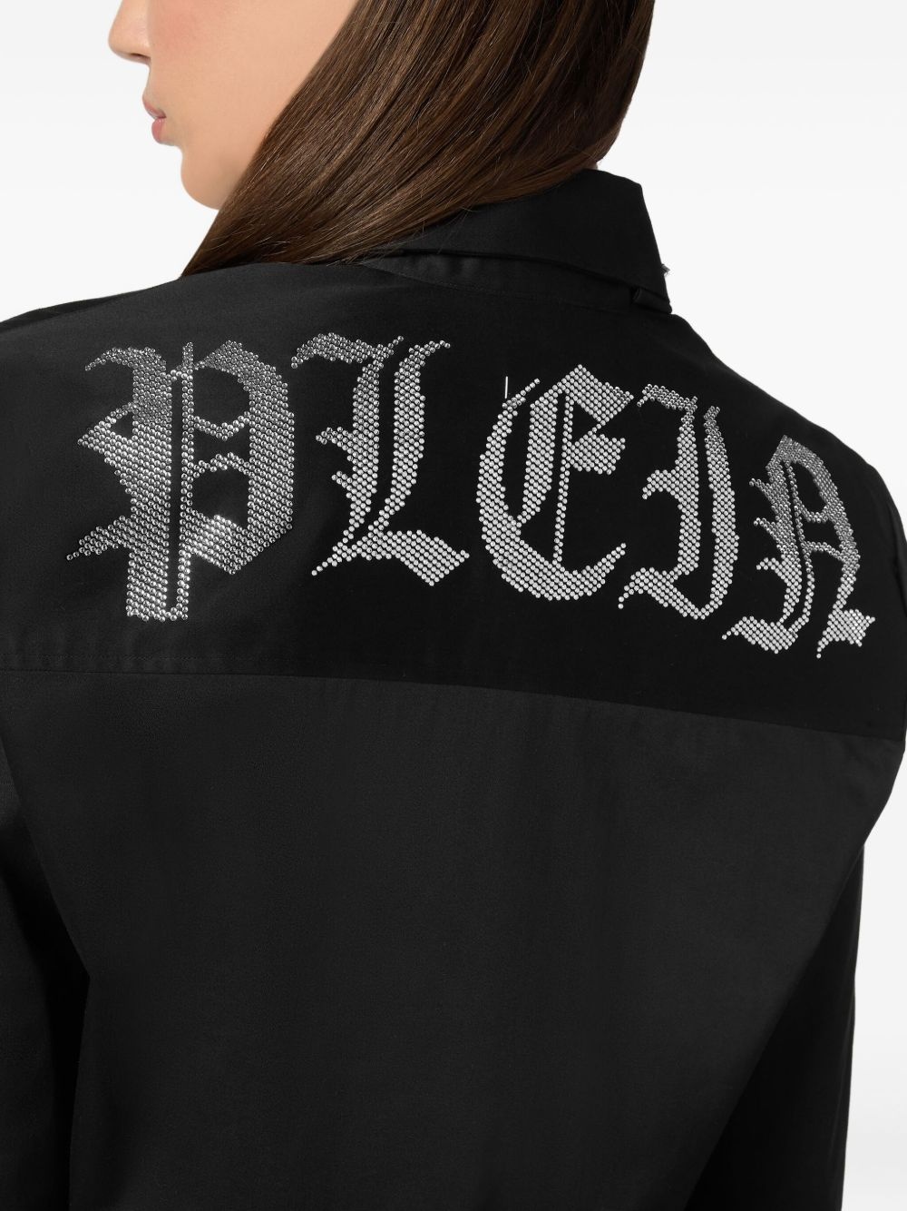 Gothic Plein Cropped shirt - 5