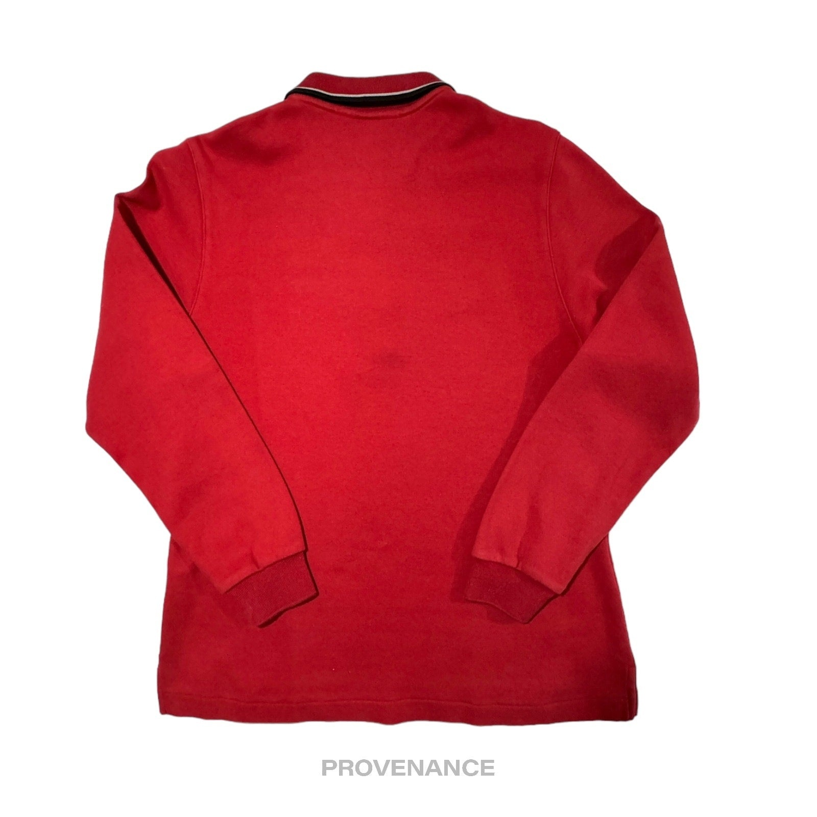 Burberry Golf - Burberry Golf Long Sleeve Polo Shirt - Red M - 4