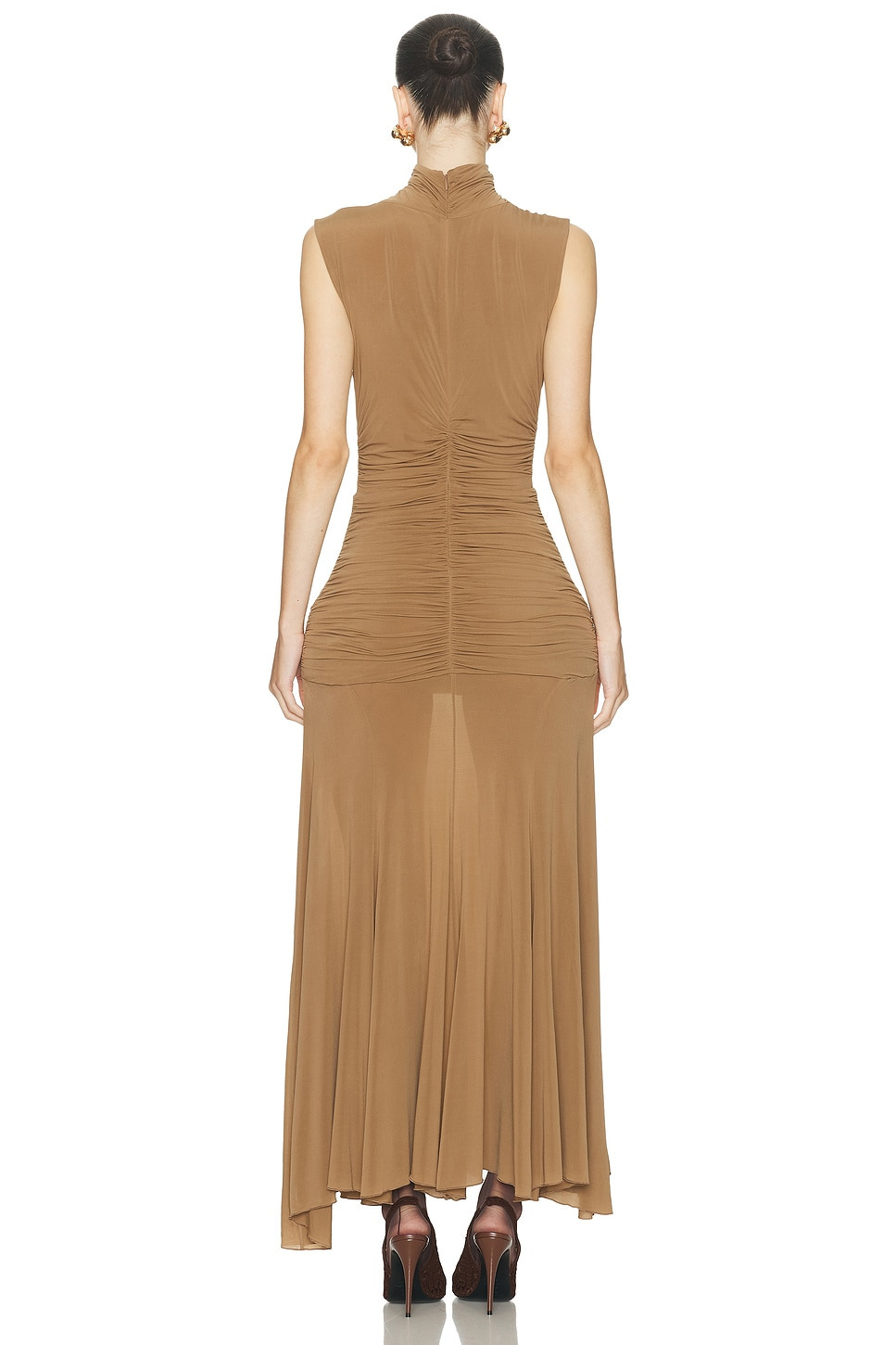High Neck Long Dress - 3