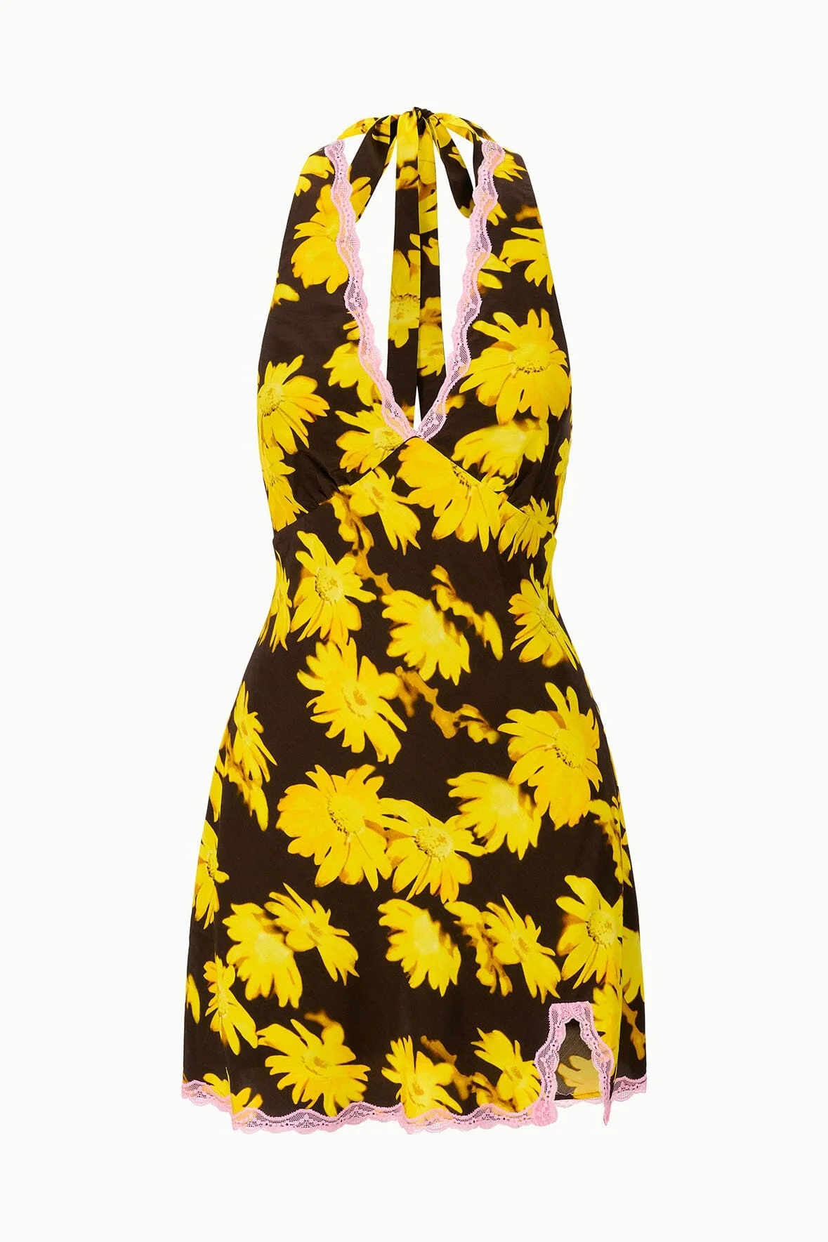 STAUD LUCCA MINI DRESS GOLDEN DAISY - 1