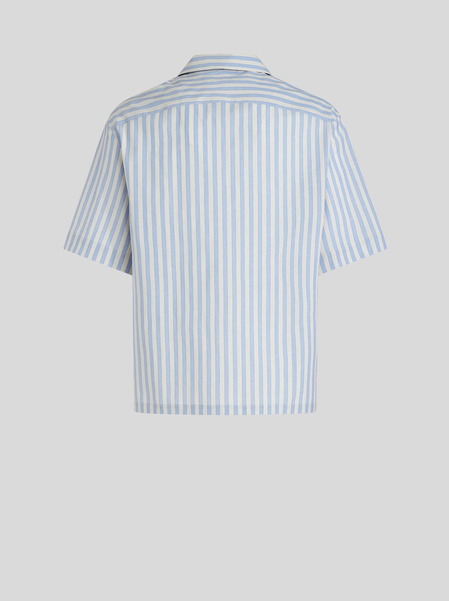 STRIPED BOWLING SHIRT WITH PEGASO - 6