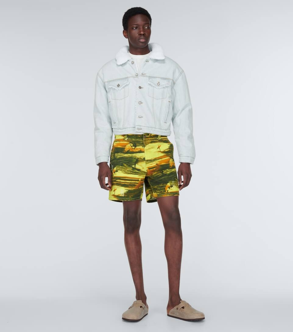 Printed cotton shorts - 2