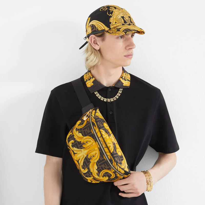 FENDI Fendace Printed nylon  belt bag outlook