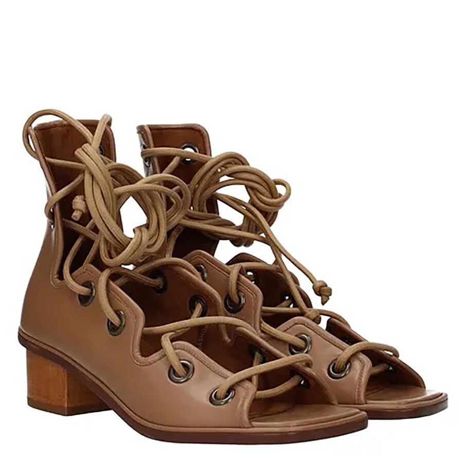 Stella Mccartney Ladies Soft Camel Strap Sandals - 3
