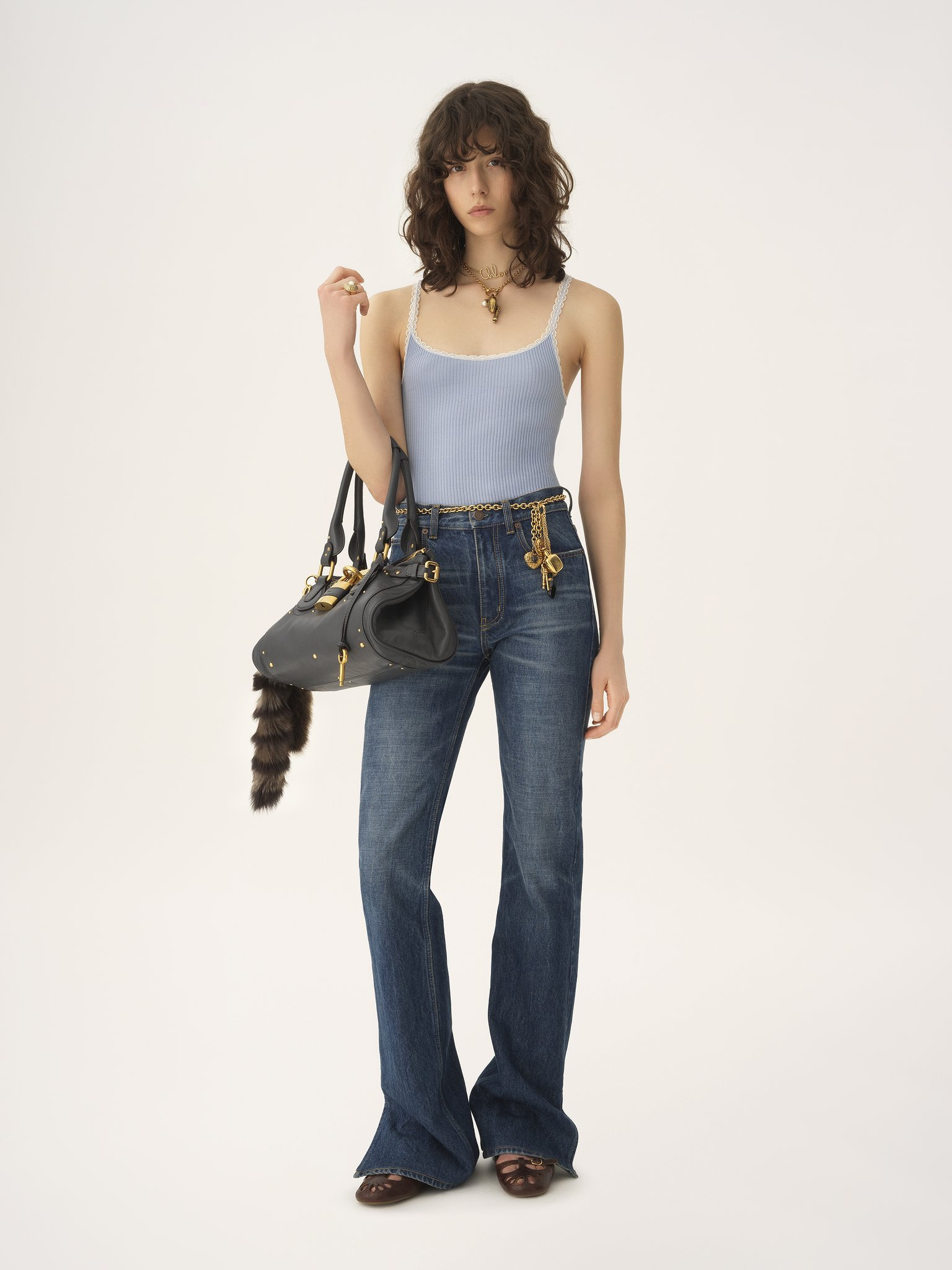 FITTED TANK TOP IN COTTON - 3