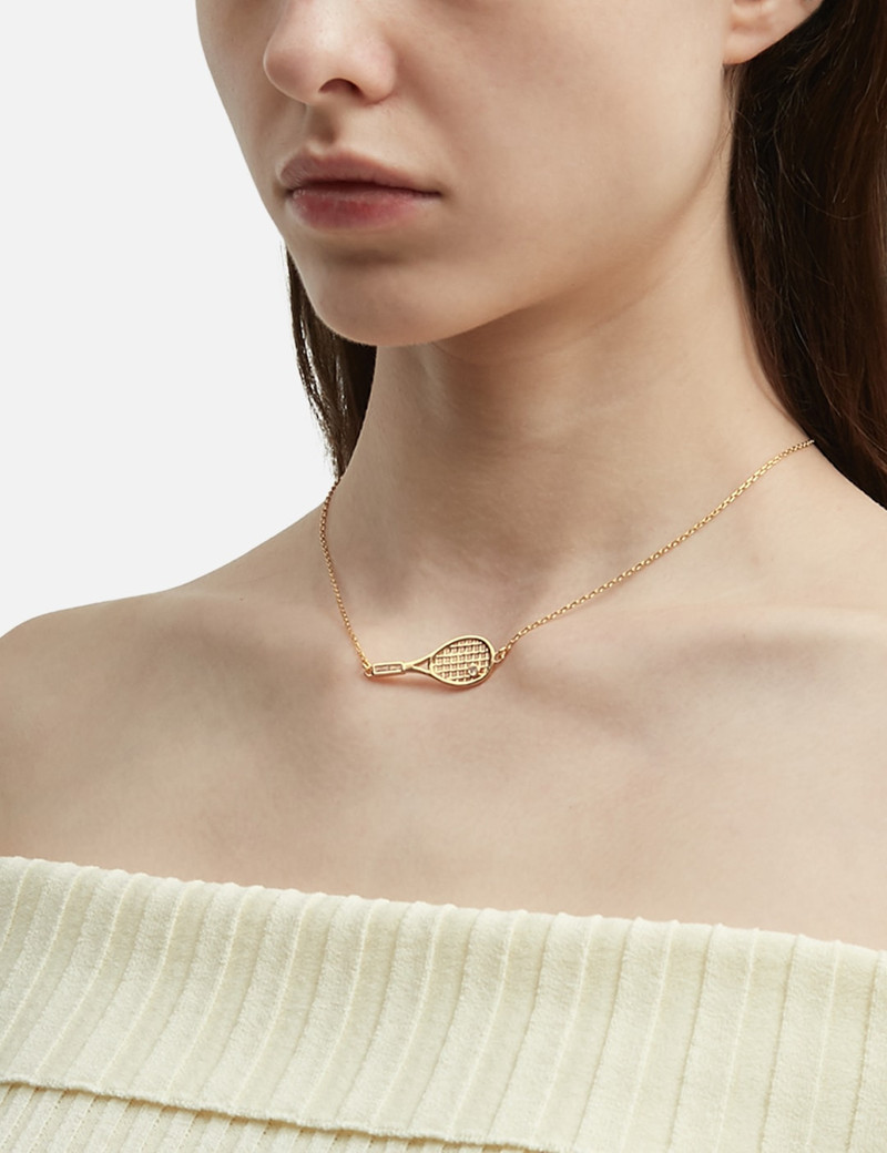 CRYSTAL HAZE TENNIS CORE NECKLACE outlook