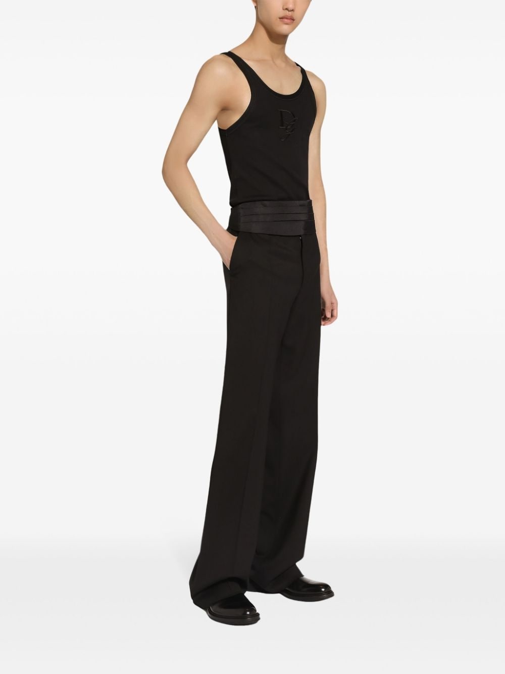 round neck sleeveless tank top - 3