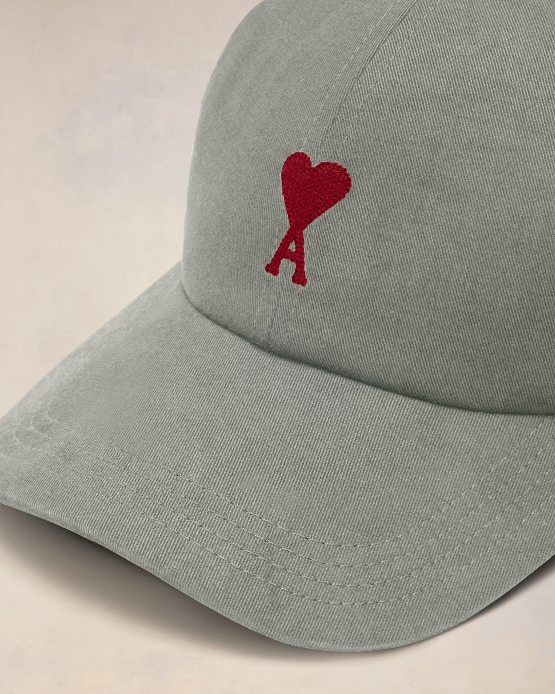 RED AMI DE COEUR EMBROIDERY CAP - 3