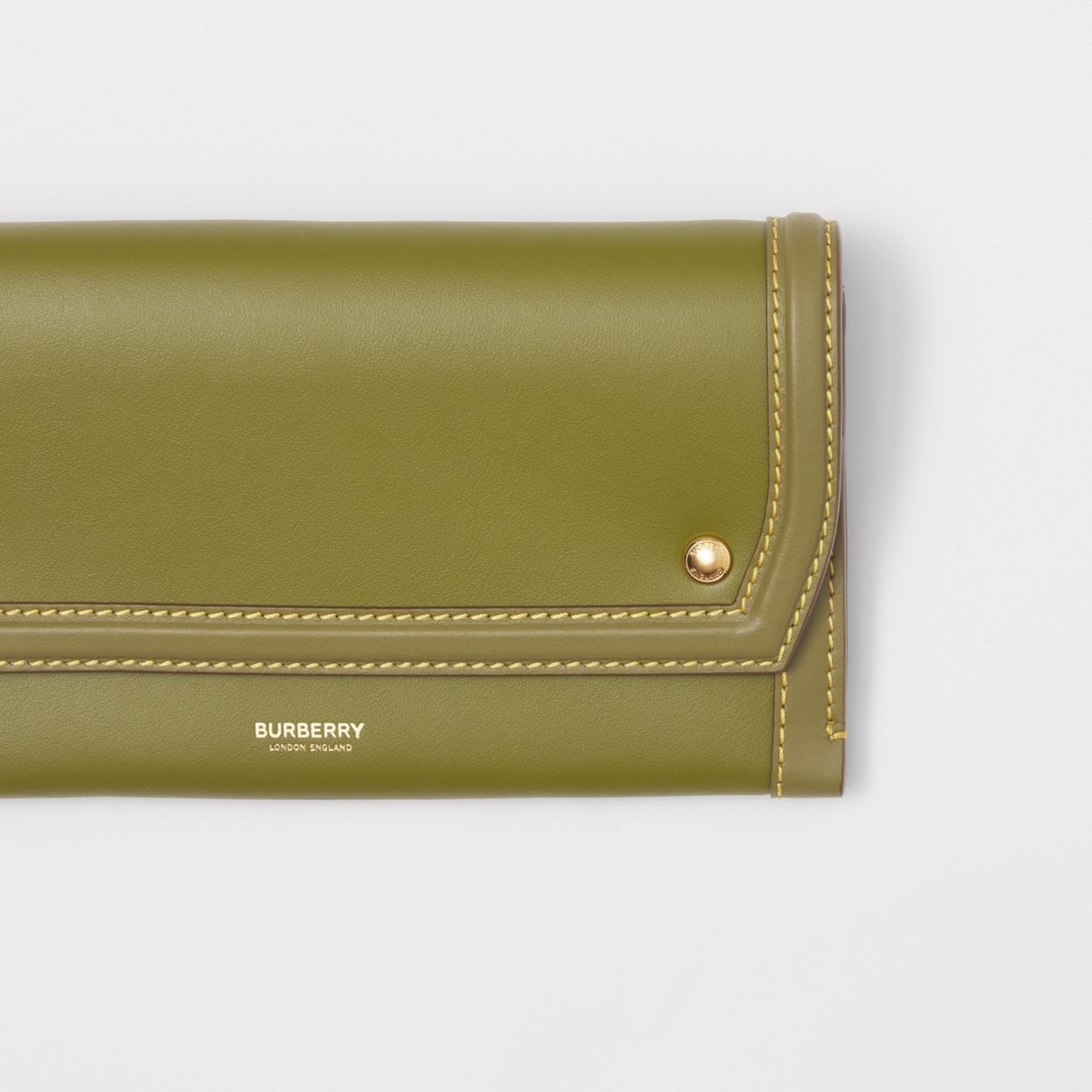 Colour Block Leather Phone Case with Strap - 2