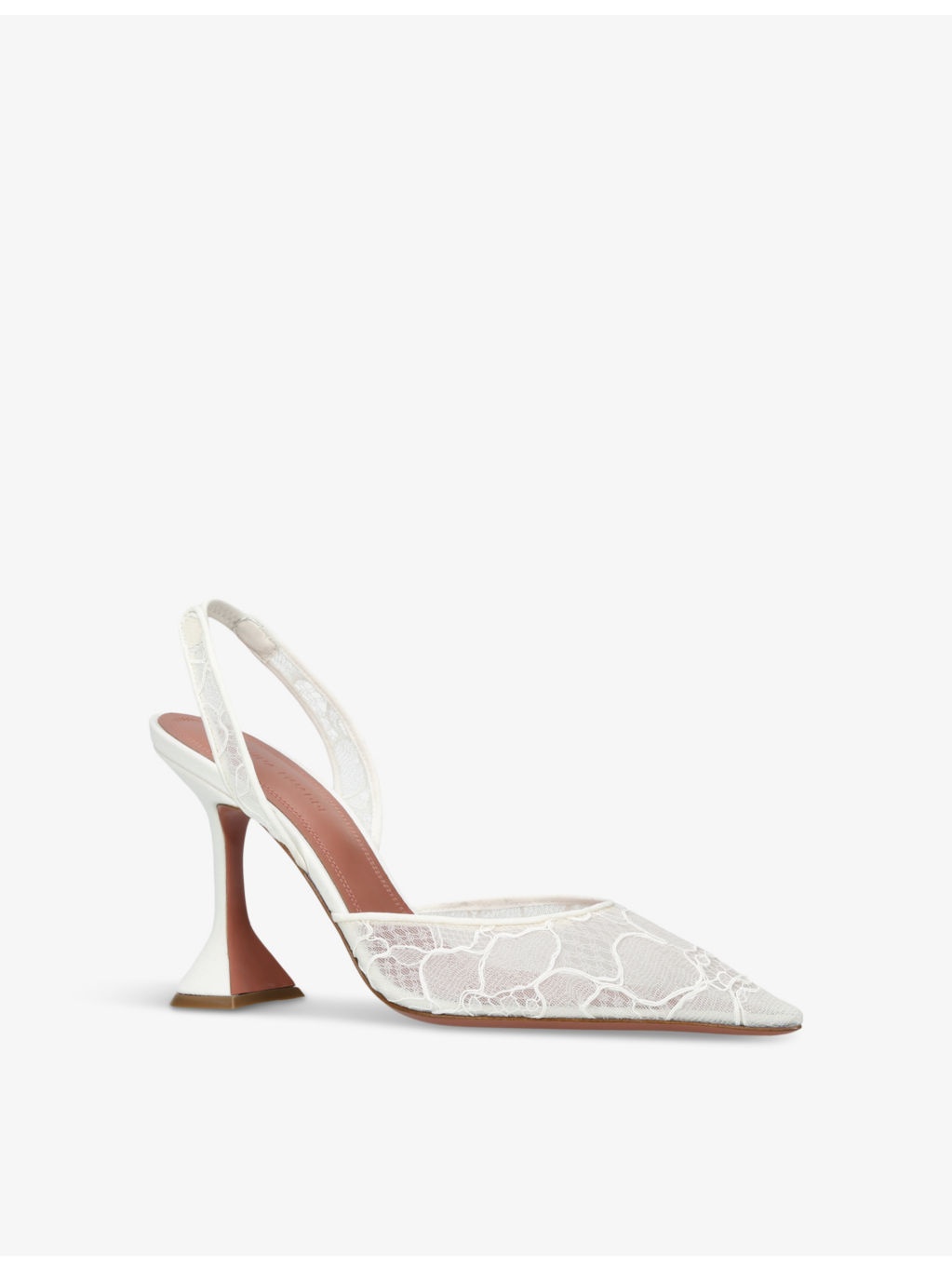 Holli 95 sling-back lace heeled courts - 3