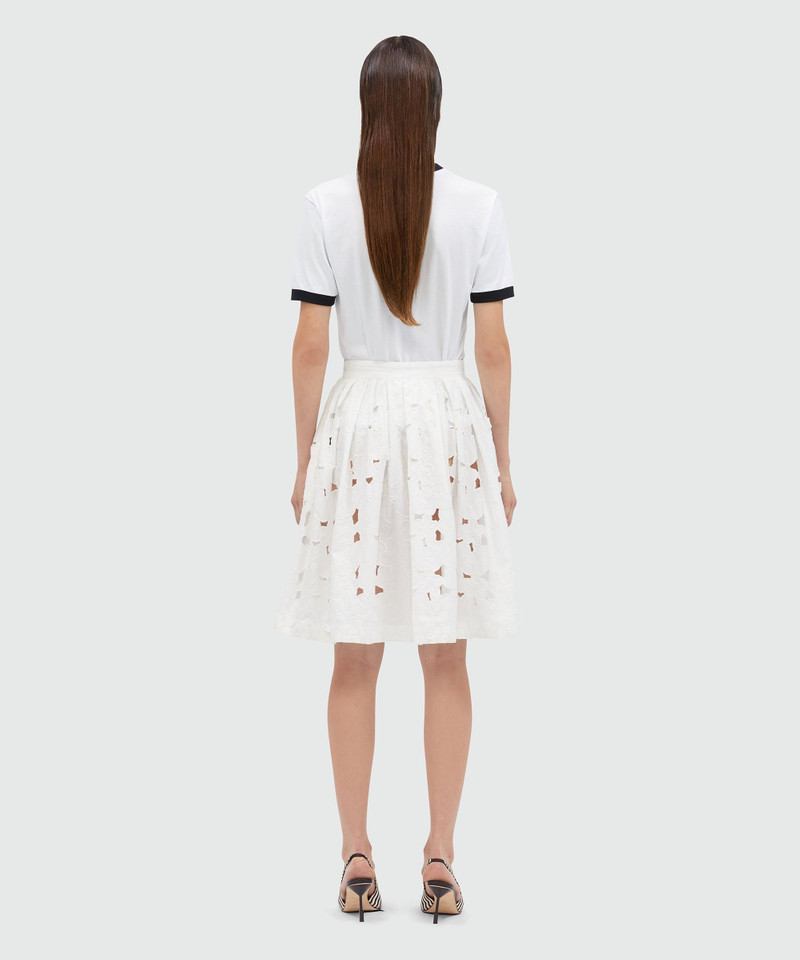Wide skirt in Sangallo lace 3