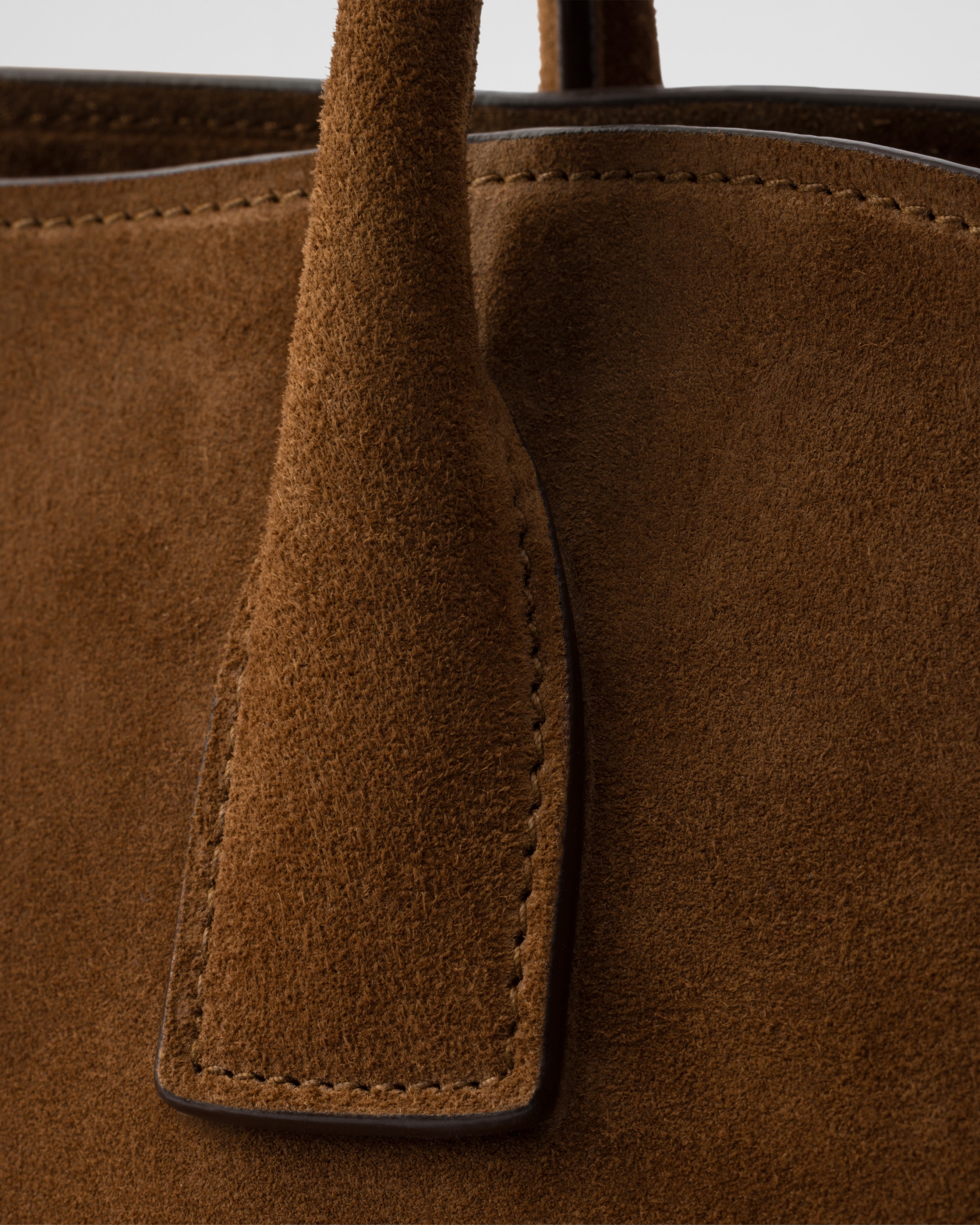 Medium suede tote bag - 5