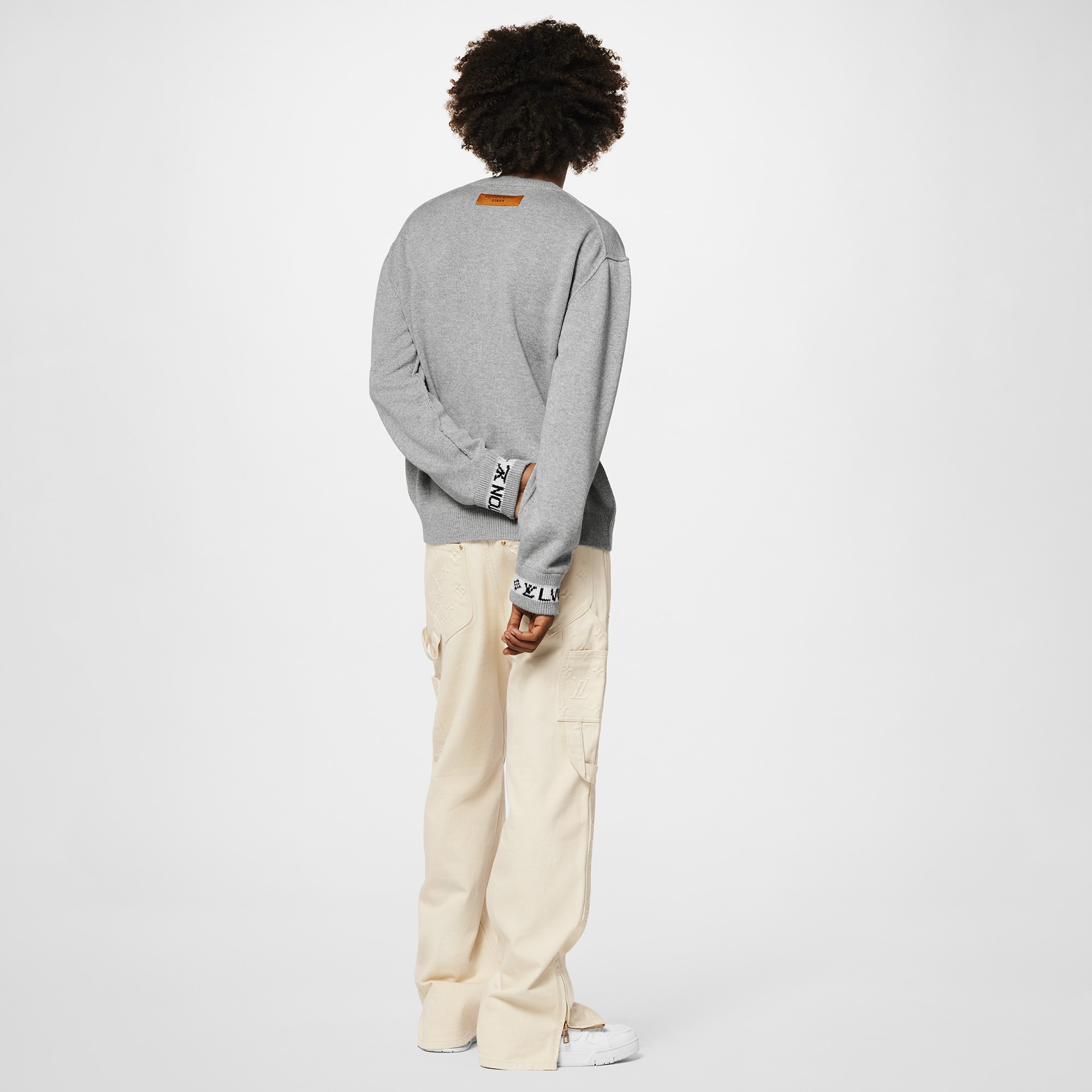LV Cuffs Cashmere Crewneck - 3