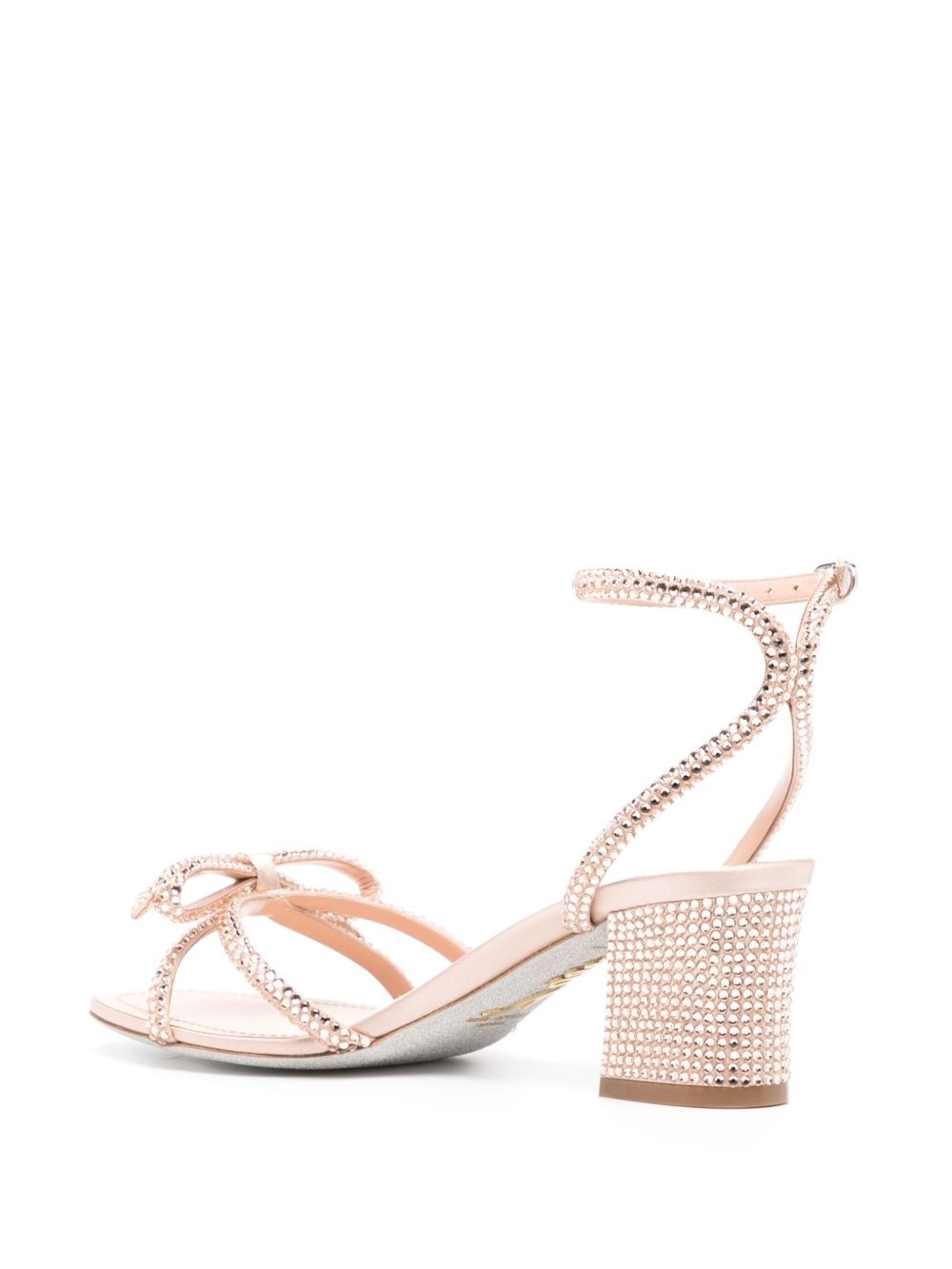 crystal embellishment sandals - 3
