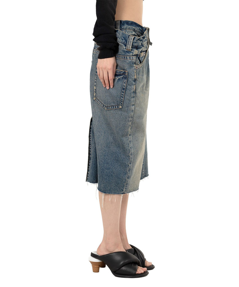 Huge Layered Denim Skirt 13