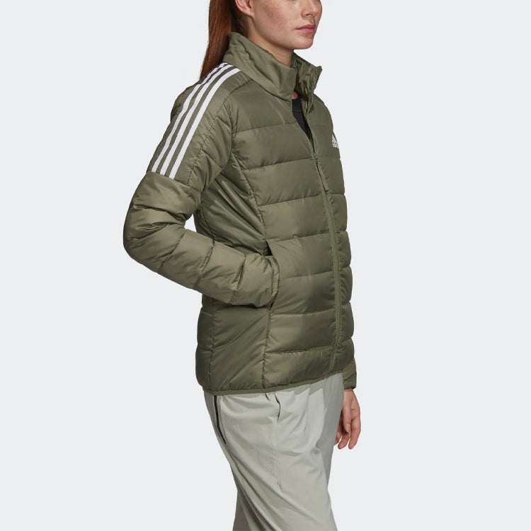 (WMNS) adidas Essentials Down Jacket 'Legacy Green' GH4596 - 10