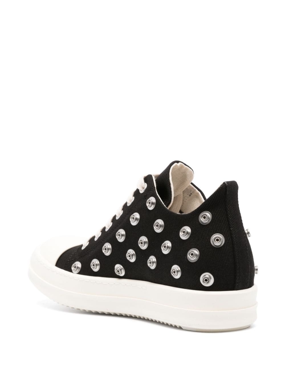stud-embellished lace-up sneakers - 3