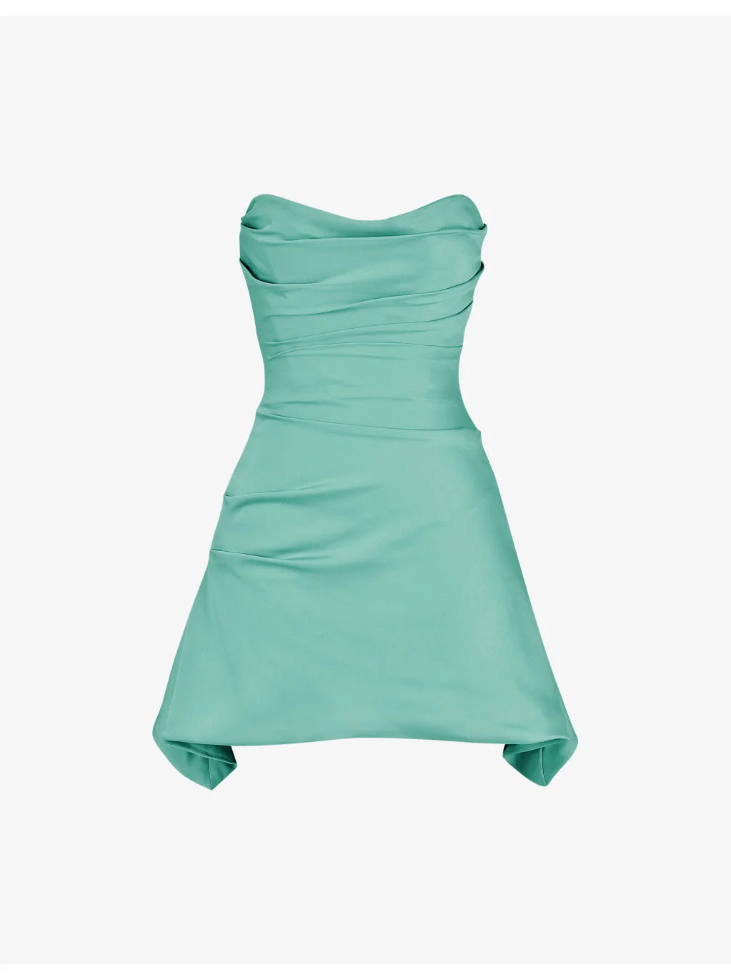 Jasmine strapless cotton-blend mini dress - 1