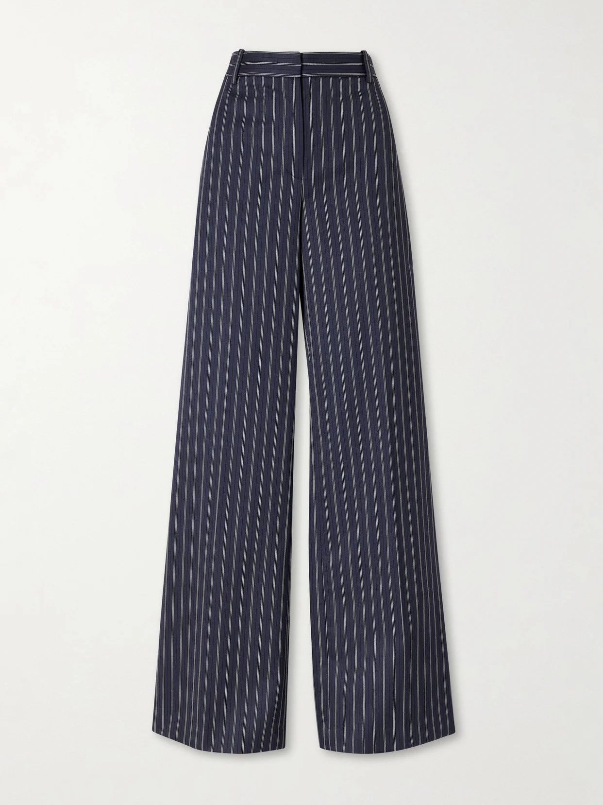 Rivers Striped Wool Wide-leg Pants - 1