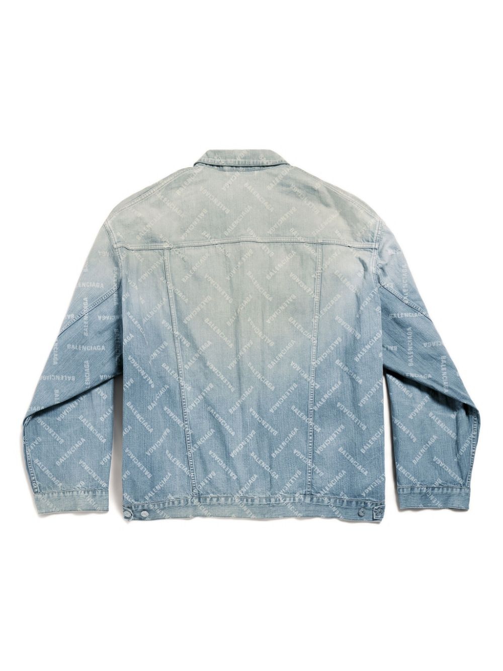 logo-print denim jacket - 5