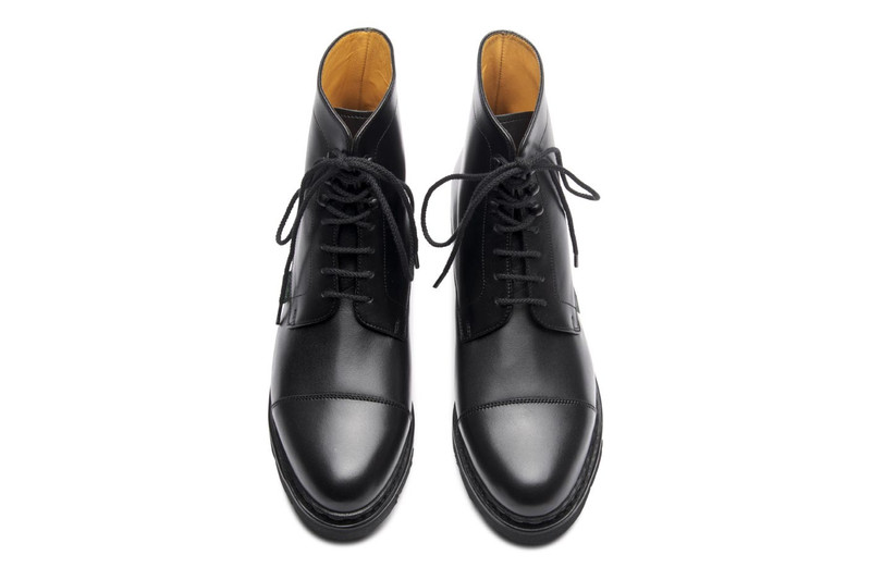 Clamart Black Silk - Rubber Sole 4