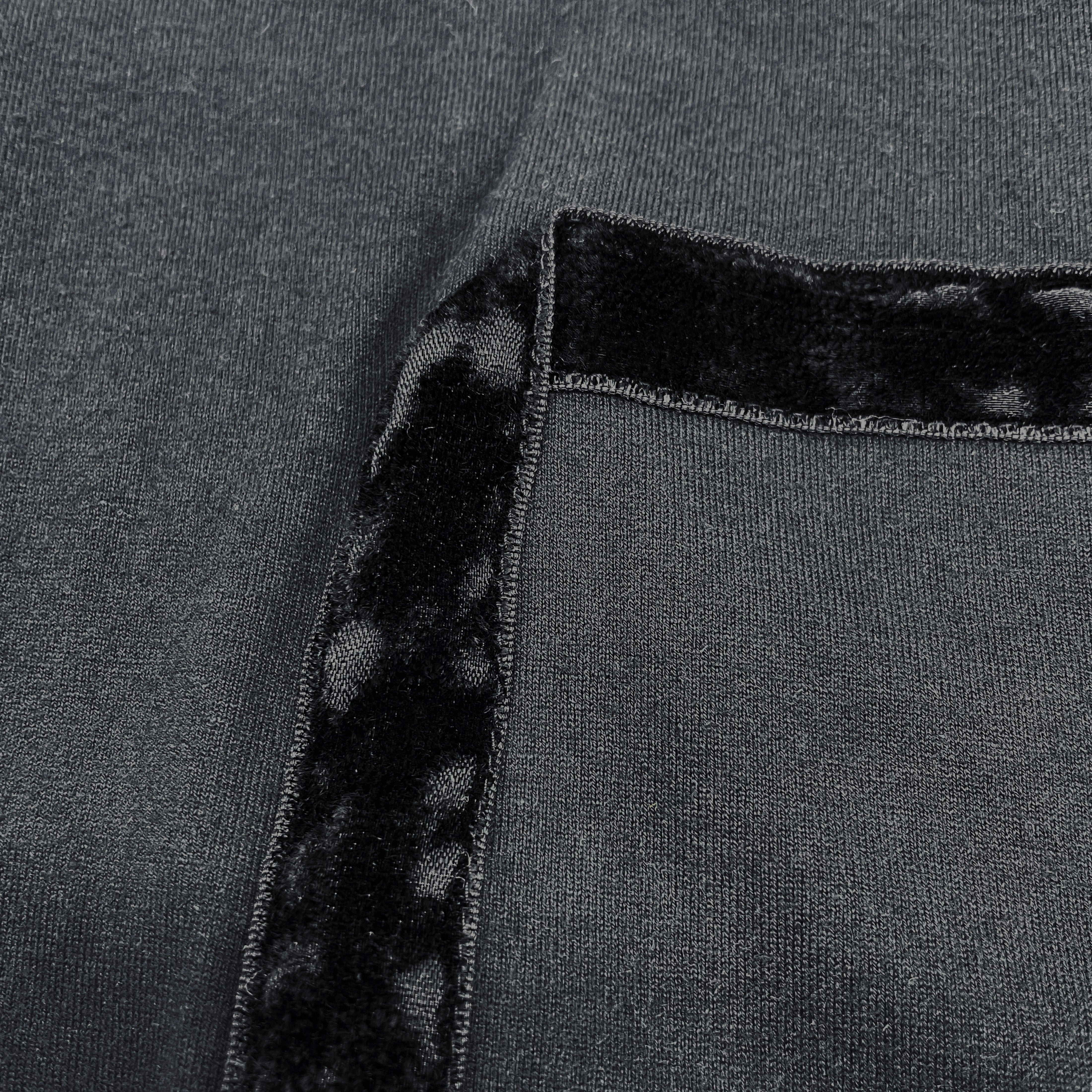 Visvim Velour Detail T-Shirt - Black - 3