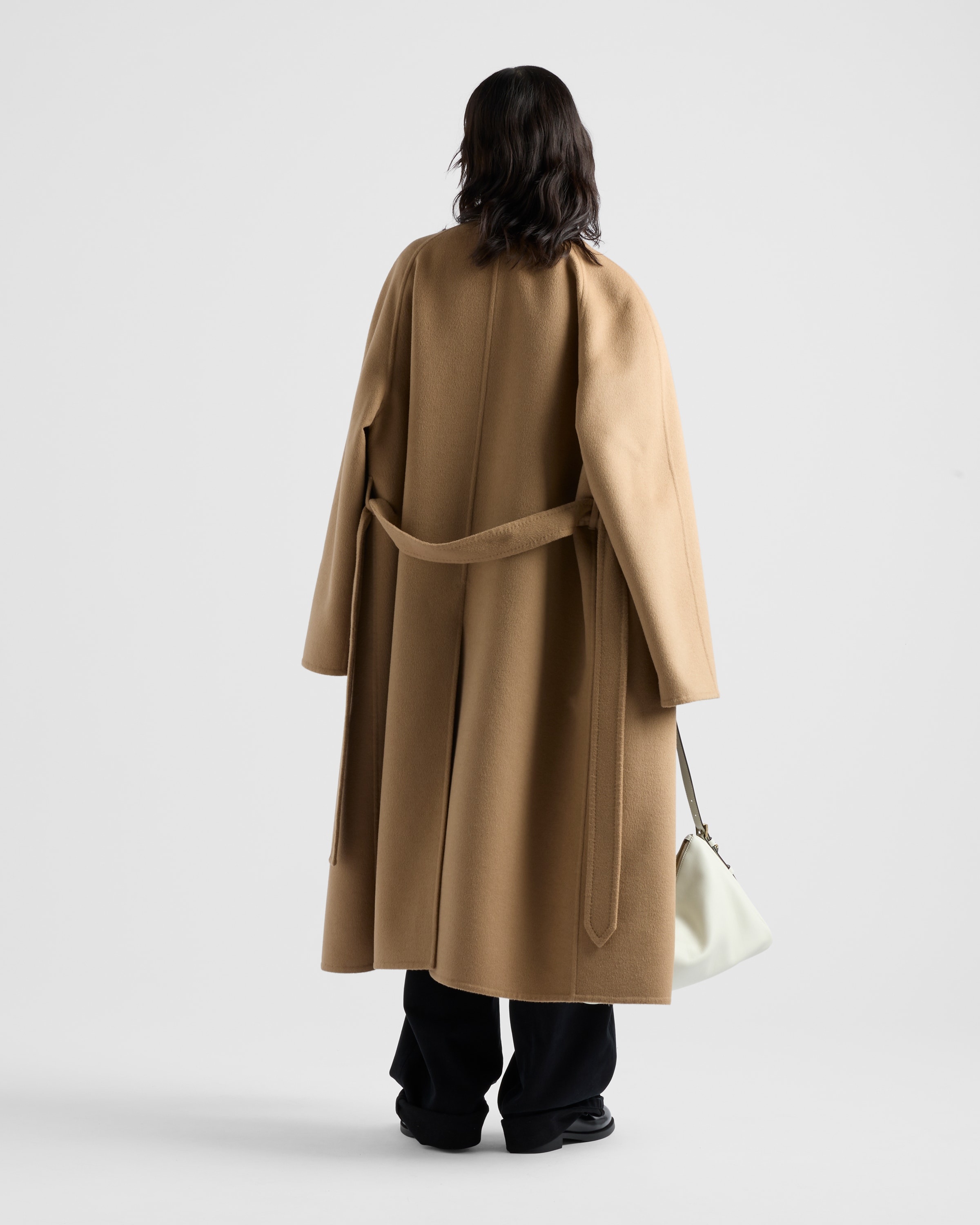 Double-breasted cashgora coat - 5