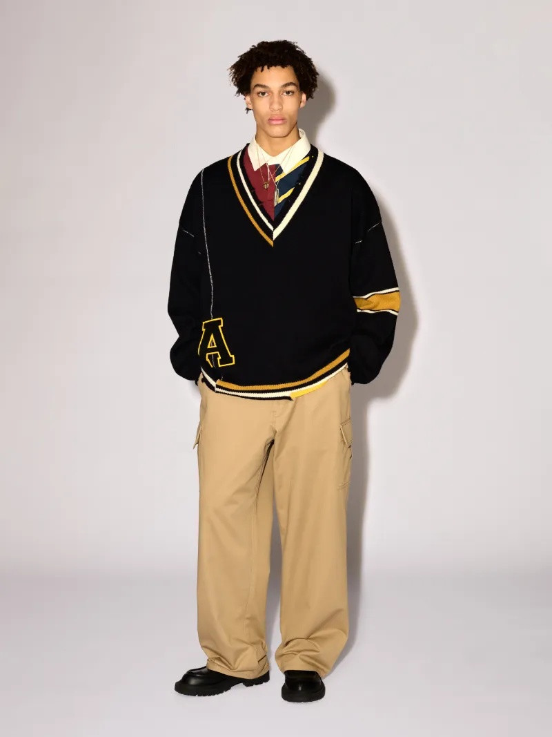 Ambush DESTROYED RIB KNIT SWEATER outlook