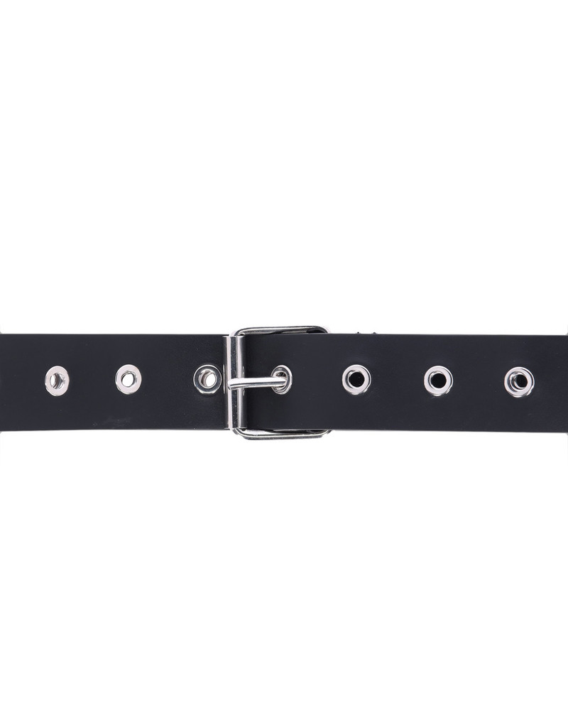 EYELET LEATHER BELT 3