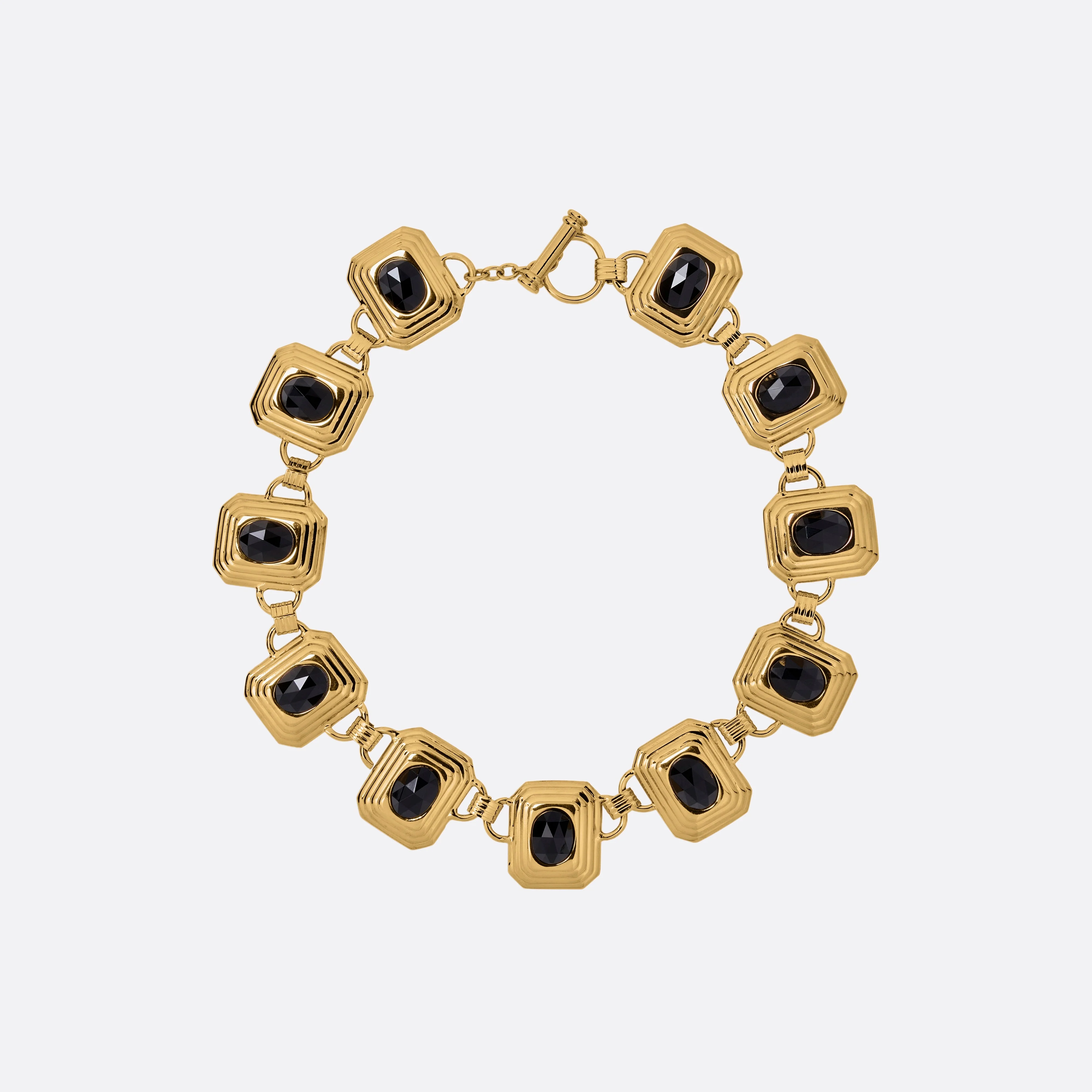 GOLD GEOMETRIC NECKLACE - 1