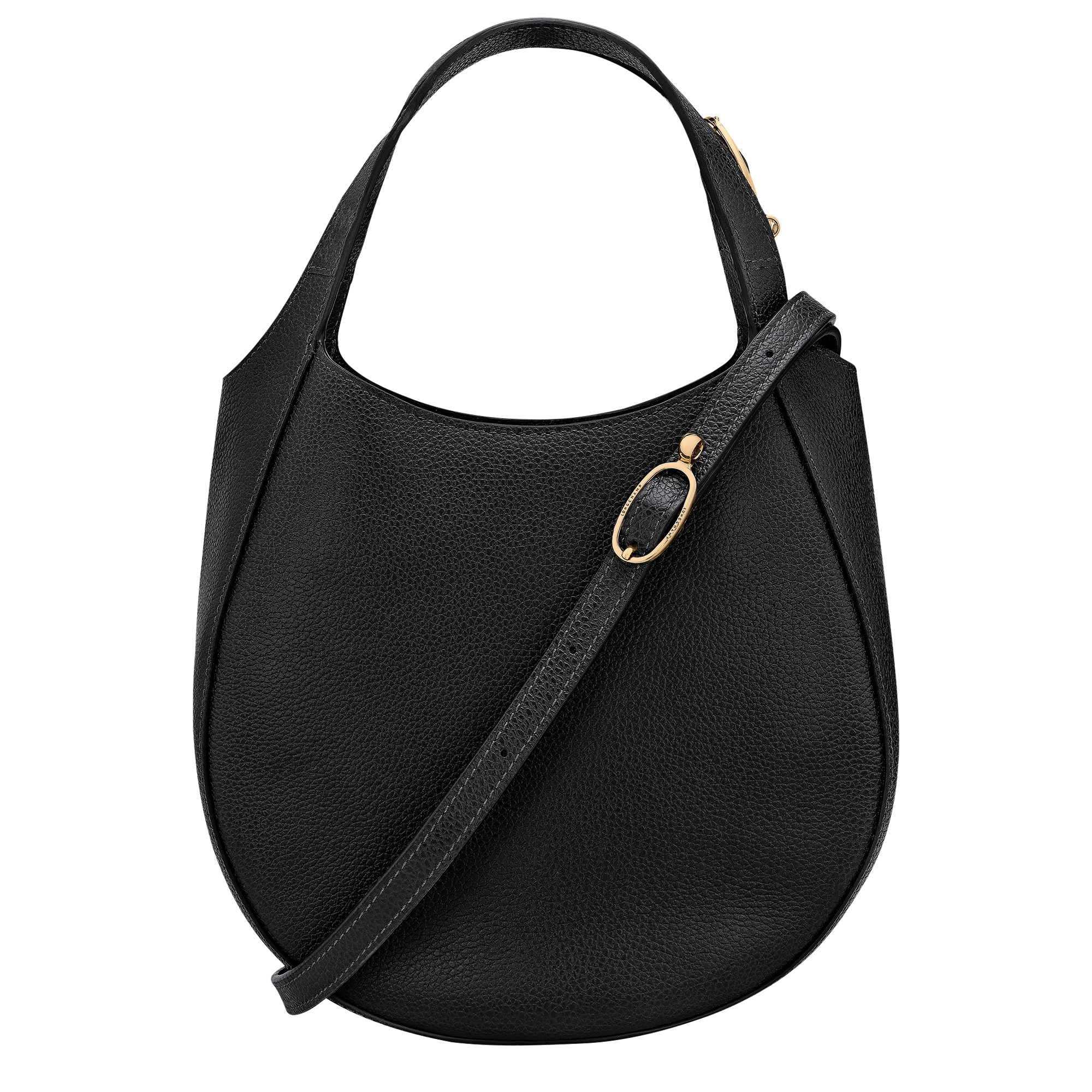 Le Foulonné S Handbag Black - Leather - 4