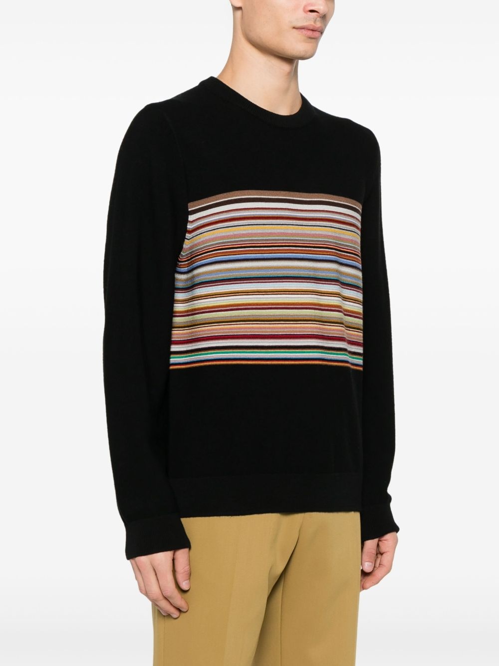Artist-stripe sweater - 3