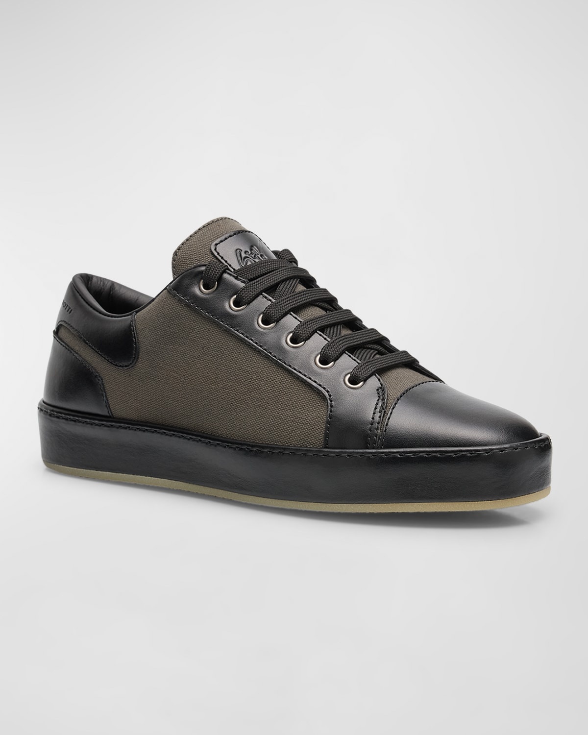 Men's Nevada Textile and Leather Low-Top Sneakers - 3