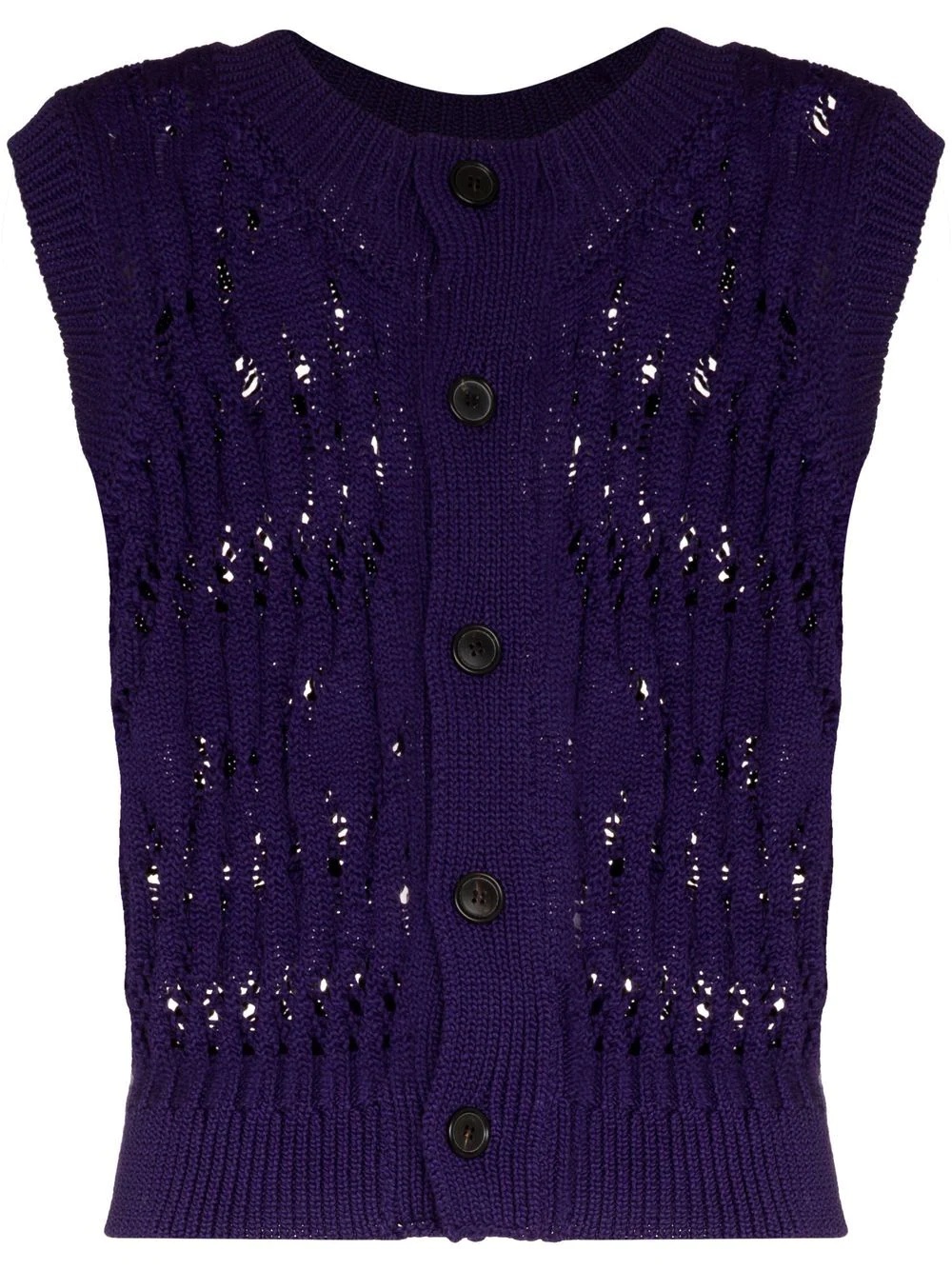 Clemens cutout knitted vest - 1