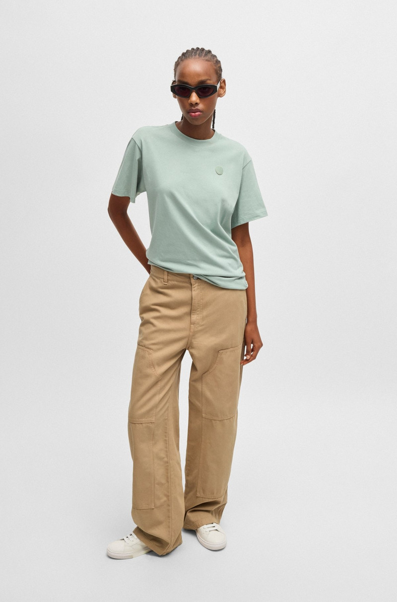 HUGO STRAIGHT-LEG CARPENTER TROUSERS IN COTTON CANVAS outlook