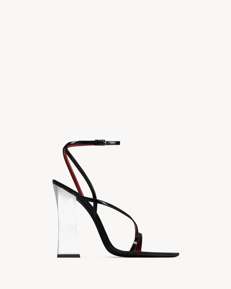 ZORA SANDALS IN PATENT LEATHER - 1